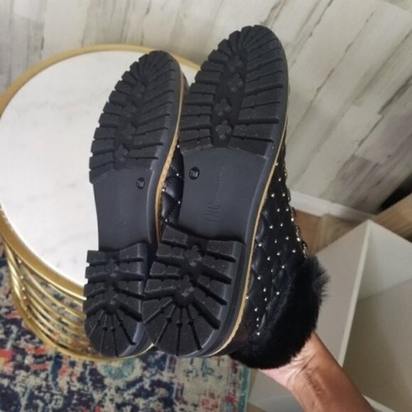 INC International Concepts Women's Pravale Lace-Up Lug Sole Hiker Bling … - Picture 6 of 6